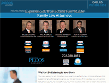 Tablet Screenshot of pecoslawgroup.com